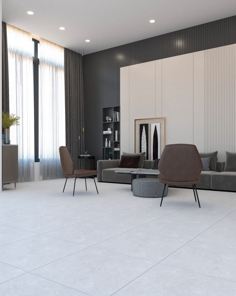 Gạch ốp lát đá mờ vân mây xám MOMENT003 - 60x60
