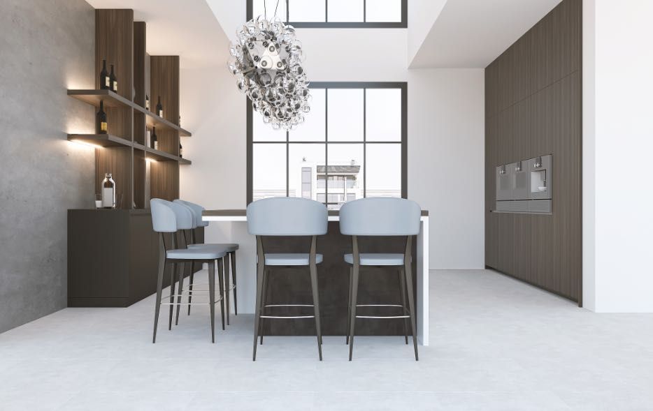 Gạch ốp lát đá mờ vân mây xám MOMENT003 - 60x60
