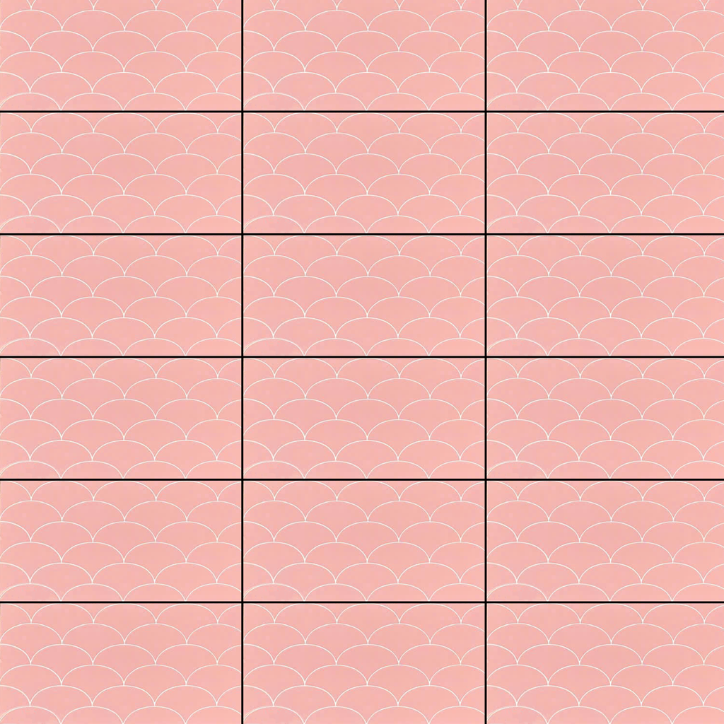 Gạch trang trí men bóng hoa văn vẩy cá hồng NMZM  - 30x60