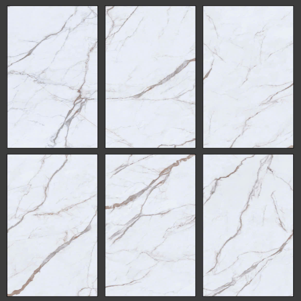 Gạch ốp lát đá bóng kính trắng vân mây AF-DZVN.VZFZ - 80x160