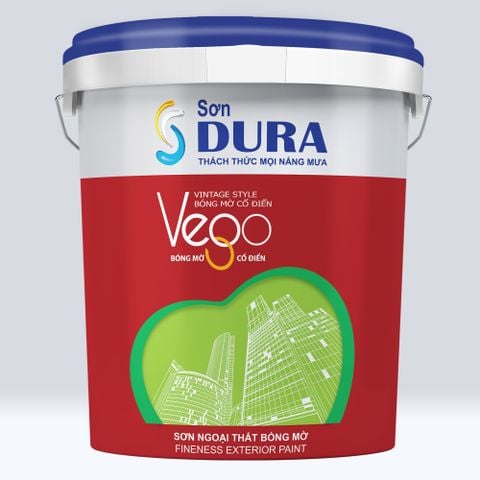  Sơn ngoại thất Bóng mờ cổ điển, Chống bám bụi, Chống Nấm Mốc & Rong Rêu Vego 