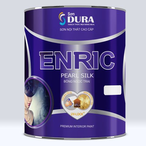  Sơn nội thất Enric Bóng Ngọc Trai Kháng Khuẩn 5L 