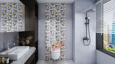  Gạch ốp lát đá bóng kính trang trí sỏi đá SG-GGVDNV - 30x30 