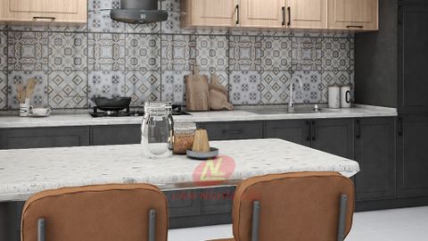  Gạch ốp lát đá bóng kính trang trí hoa văn ngẫu nhiên SG-GXZGM - 30x30 