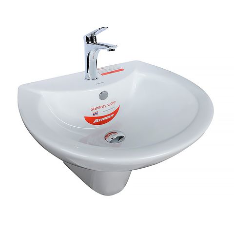  Lavabo treo tường chân ngắn AT3007D 