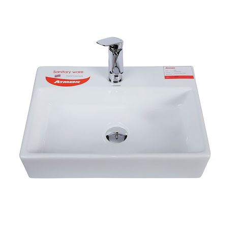 Lavabo treo tường hình chữ nhật AT414 