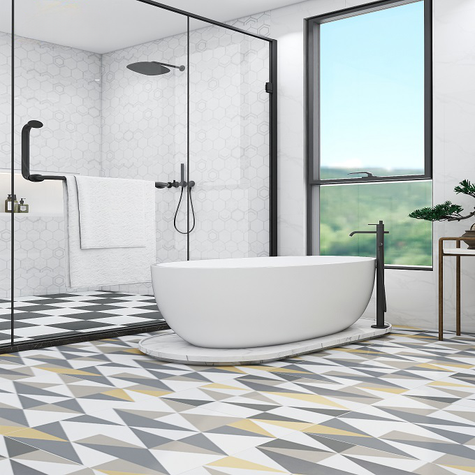 Gạch ốp lát trang trí đá mờ hoa vân ngẫu nhiên BC-NNZG-H - 60x60