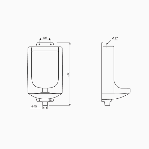  Bồn tiểu nam UT15 