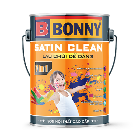  Sơn nội thất dễ lau chùi SATIN CLEAN 