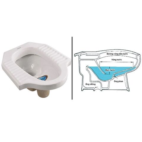  Bồn cầu giả mỹ MT 