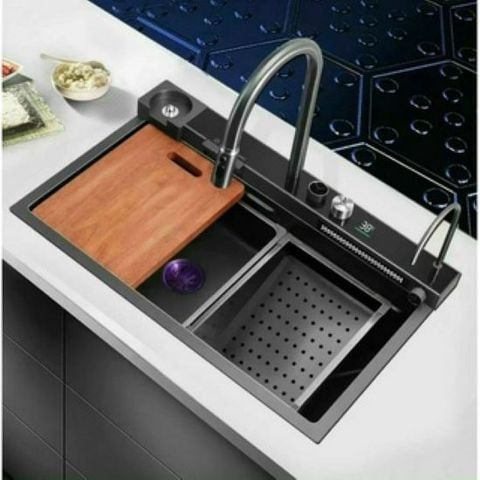  Chậu rửa chén Inox Nano KS-7546CB 