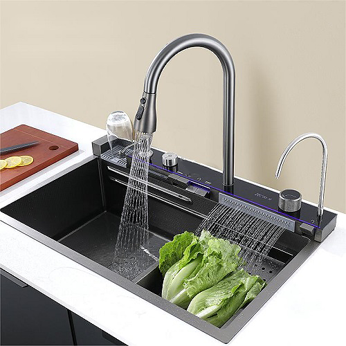 Chậu rửa chén Inox Nano KS8046P