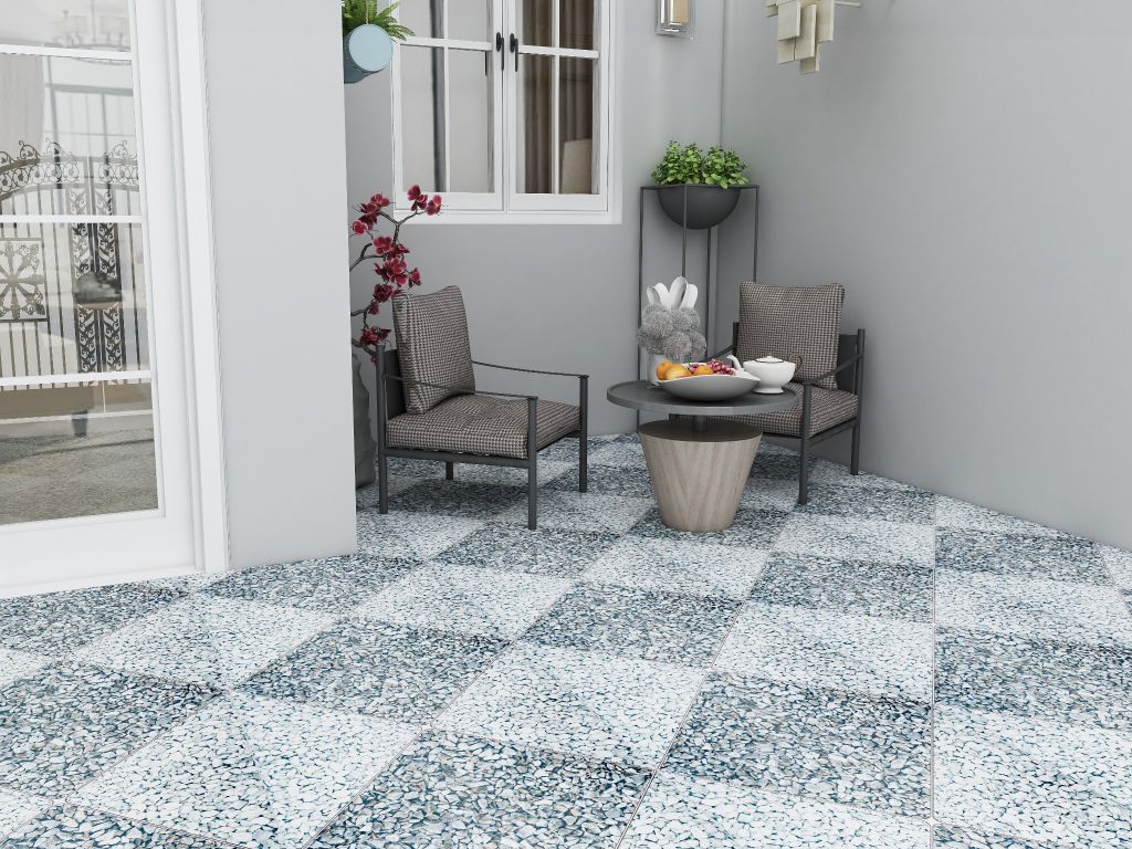 Gạch ốp lát đá sỏi mờ CLOM-DGX- 60x60