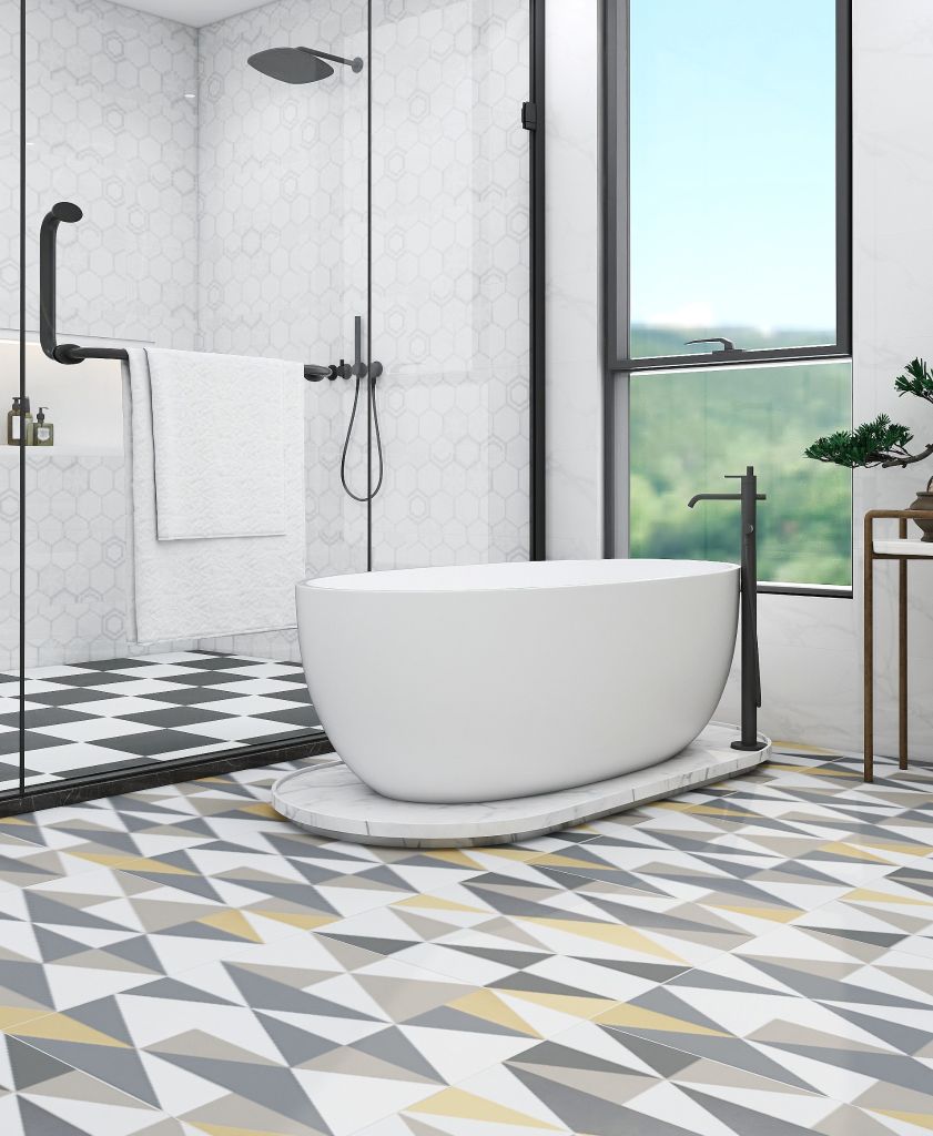 Gạch ốp lát đá mờ hoa văn HM-BC-NNZG-H - 60x60