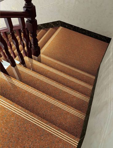  Gạch ốp lát cầu thang giả đá hoa cương đỏ LT-HTFZD-D - 47x120 