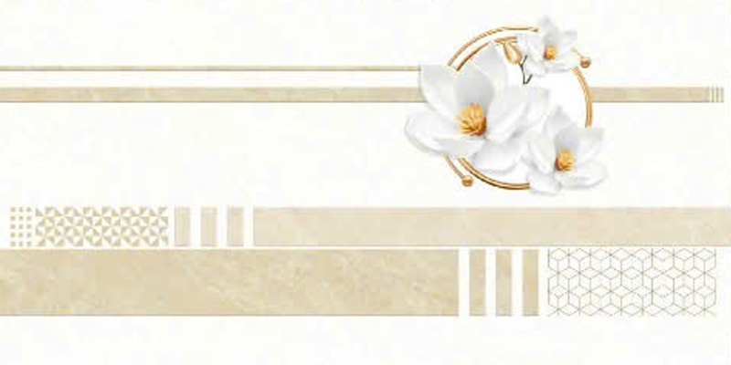 Gạch ốp đá bóng kính vân mây vàng điểm hoa CTN-HVZG - 40x80