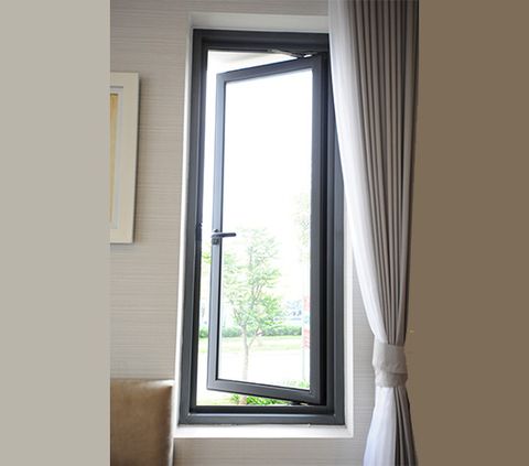  Cửa nhựa lõi thép - cửa sổ 1 cánh mở quay 