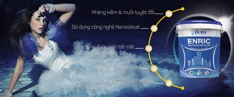  Sơn lót ngoại thất kháng muối kiềm Enric NaNo 