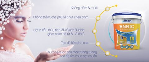  Sơn lót cao cấp Enric cách nhiệt - kháng muối kiềm 