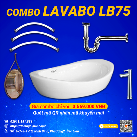  Combo Lavabo LB75 