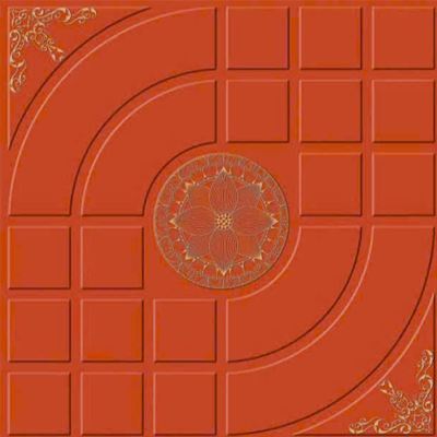 Gạch lát nền sân vườn cotto đỏ ZF-CT-HDD - 40x40