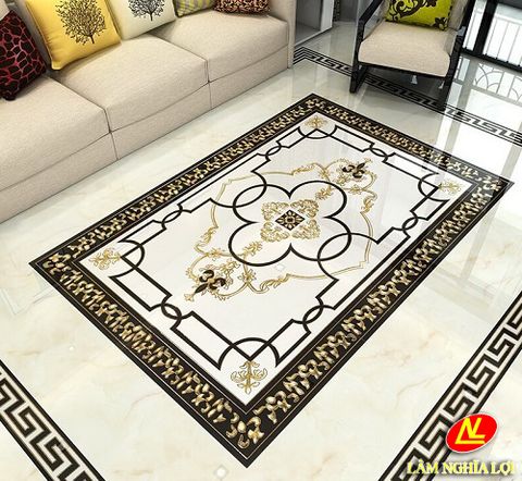  Gạch tranh thảm hoa văn NT-444 