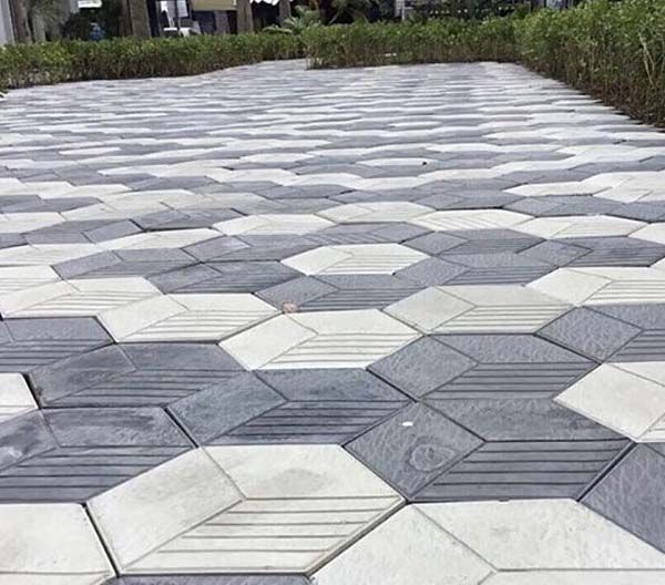 Gạch lát vỉa hè lục giác
