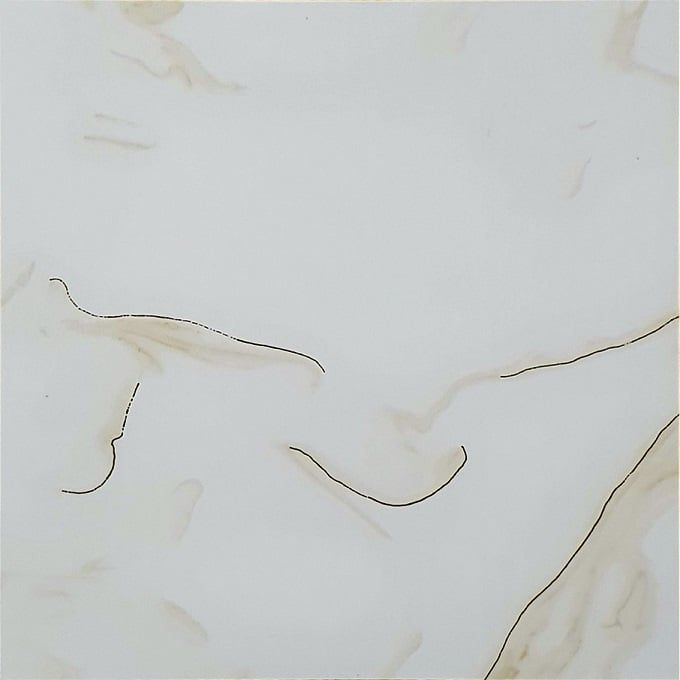 Gạch lát nền đá bóng kính vân đá trắng vân vàng khắc kim GDL-NNZZG - 60x60