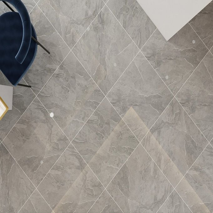 Gạch lát nền đá bóng kính vân đá xám khắc kim GDL-NNZZT - 60x60