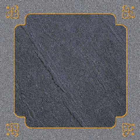  Gạch lát nền sân vườn men mờ hoa văn xám GHCM-MZZF - 50x50 