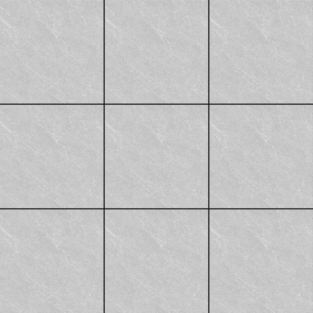 Gạch lát nền sân vườn men mờ hoa văn xám GHCM-MZZM - 50x50