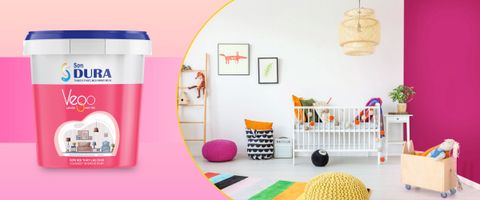  Sơn nội thất Lau Chùi Vượt Trội, Bền màu, Chống nấm mốc & rong rêu Vego 