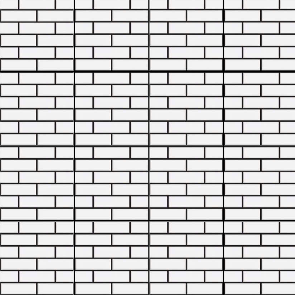 Gạch ốp lát nền men mờ sọc ô chữ trắng HN-HHZV  - 40x40