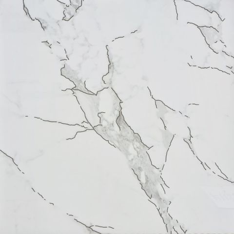  Gạch ốp lát đá bóng kính trắng vân khói khắc kim KH-VVZZD - 80x80 