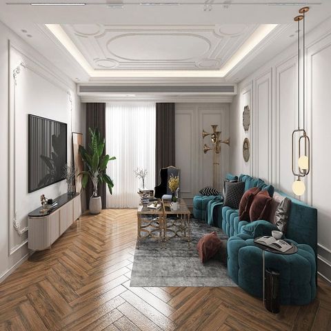  Gạch ốp lát giả gỗ mờ nâu KC DVGM - 15x80 