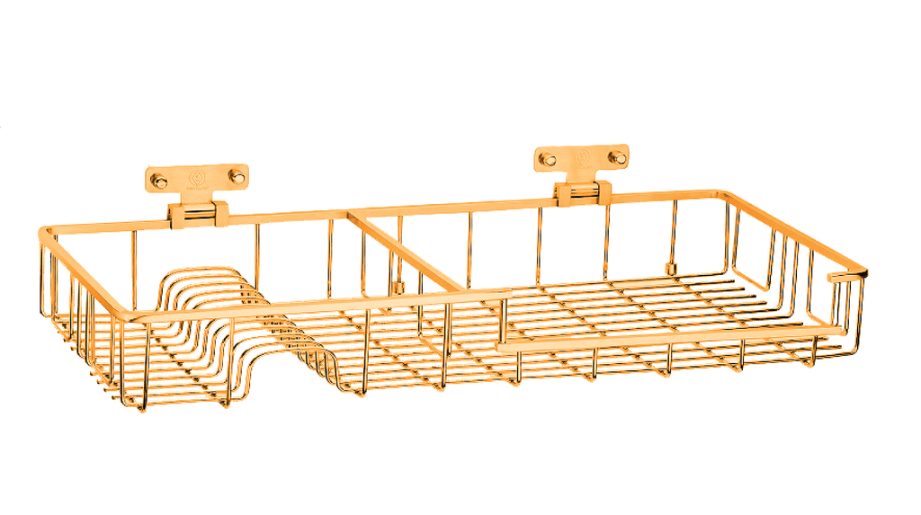Kệ úp chén treo tường inox 304 mạ vàng Titanium VC-3070V