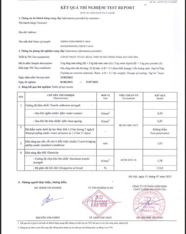  Chống thấm Perfect AB - 15kg 