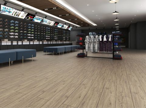  Gạch ốp lát nền giả gỗ mờ nâu KP-FZTN - 20x100 