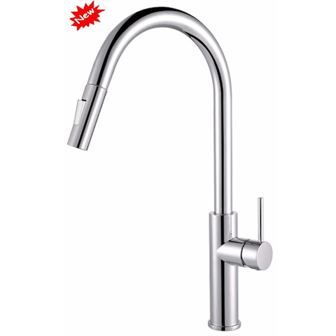  Vòi rửa chén lạnh dây rút KS5319L 