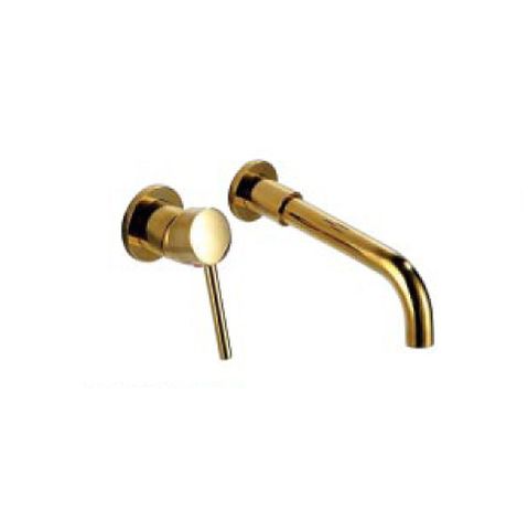  Vòi lavabo nóng lạnh âm tường đồng thau mạ vàng KS - 9224 