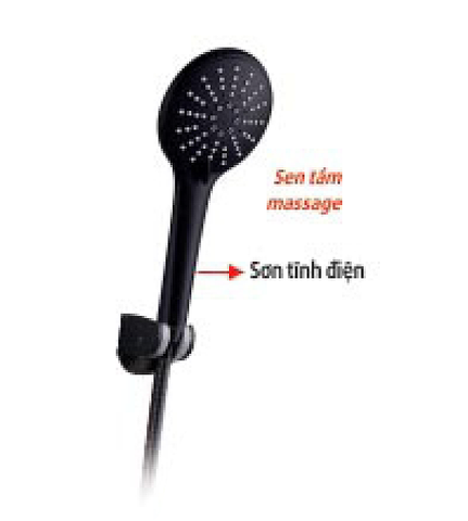  Dây tay sen 3 chế độ sơn tĩnh điện (tay sen massage)  KS - 0322 