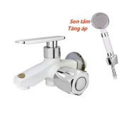  Bộ củ - dây - tay sen lạnh đồng thau sơn tĩnh điện (tay sen tăng áp) KS - 1113S 