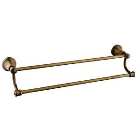  Thanh máng khăn đôi đồng thau sơn giả cổ KS - 12G 