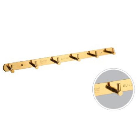  Móc áo tròn inox 304 mạ vàng Titanium KS - 16V 