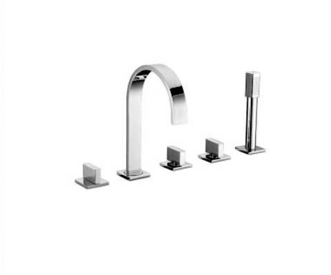  Bộ sen tắm bồn bóng lạnh đồng thau mạ crome KS - 2055 