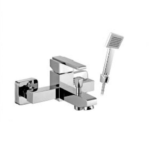  Bộ củ - dây - tay sen nóng lạnh đồng thau mạ crome KS - 2101 