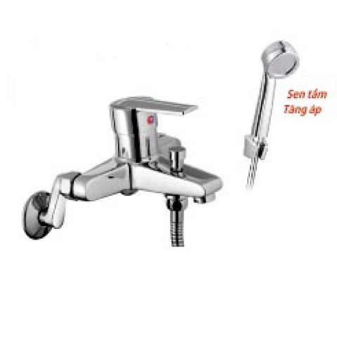  Bộ củ - dây - tay sen nóng lạnh đồng thau mạ crome (tay sen tăng áp) KS - 2109 
