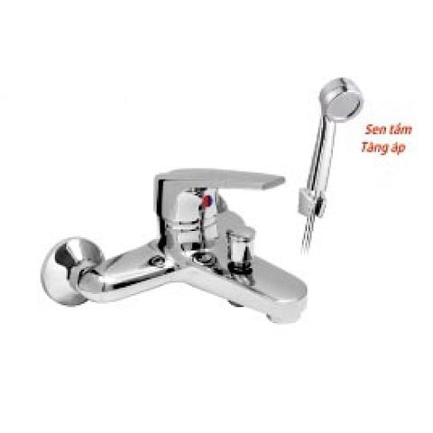  Bộ củ - dây - tay sen nóng lạnh đồng thau mạ crome (tay sen tăng áp) KS - 2119 
