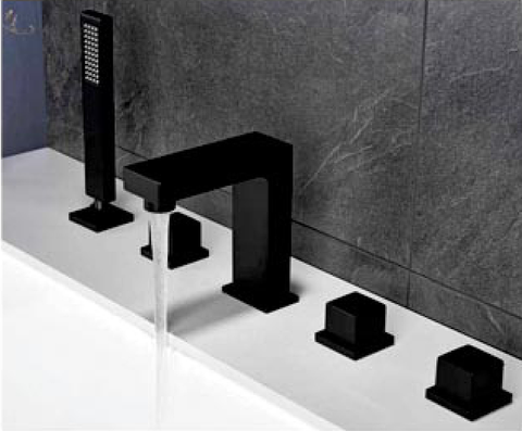  Sen tắm đặt bồn nóng lạnh đồng thau sơn tĩnh điện KS - 3055B 