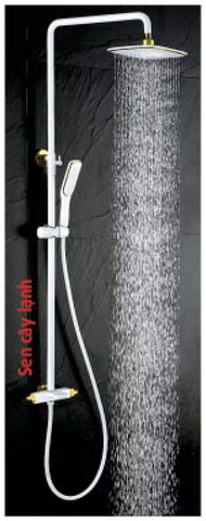 Sen tắm đứng lạnh đồng thau sơn tĩnh điện KS - 4028L 